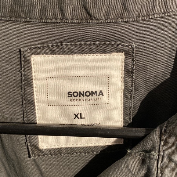 🆕WOT Sonoma Button down, deep army green XL - Picture 4 of 13
